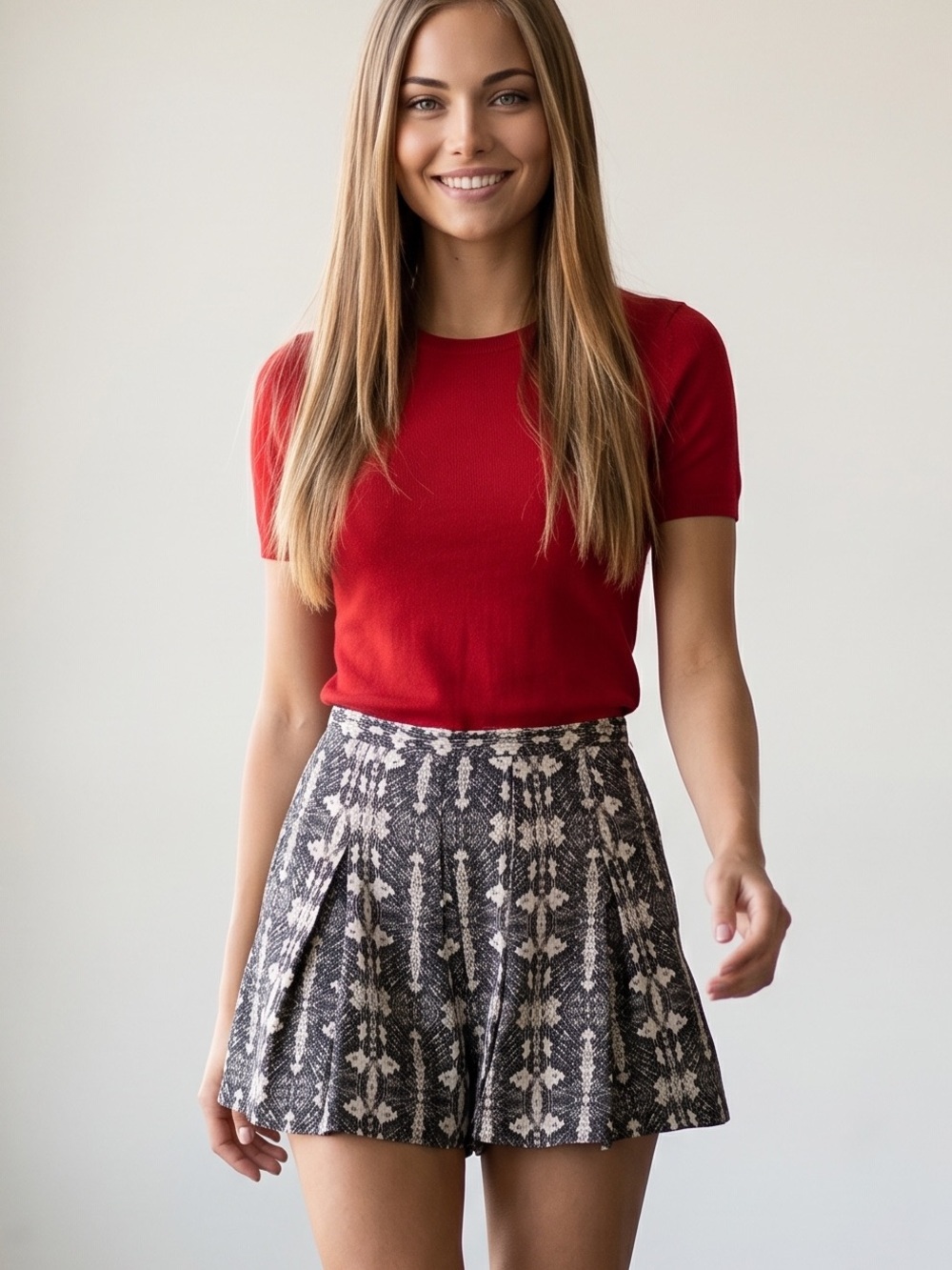 🌻Show Me Your Mumu Snakeskin Skater Mini Skirt Women's Size XS